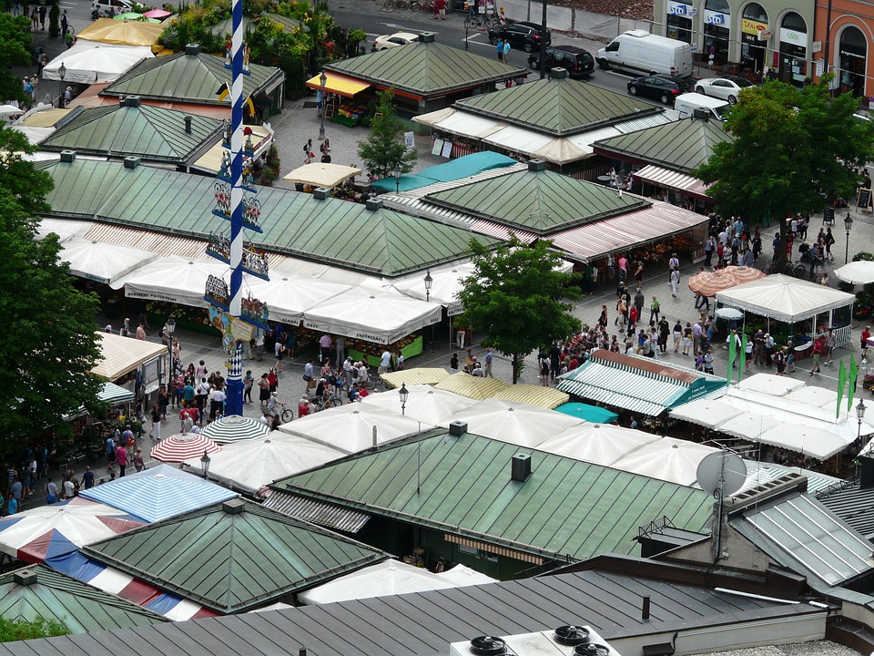 monaco-di-baviera-Viktualienmarkt