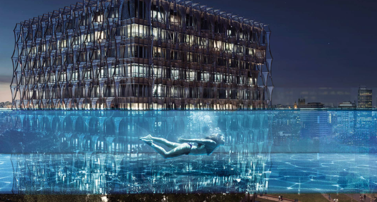 Londra: La prima Sky Pool più alta al mondo