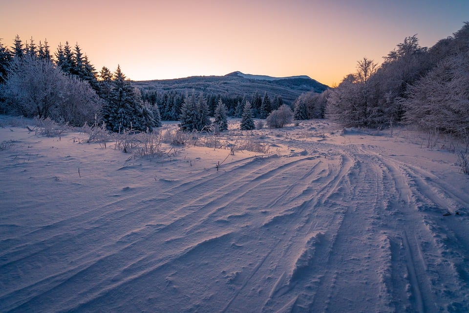 località-sciistiche-piemonte-tramonto