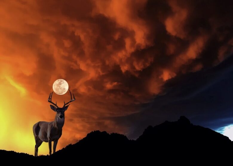 Super Moon Deer