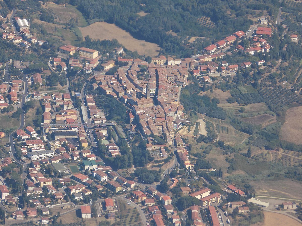 Peccioli vista dall’alto Peccioli vista dall’alto