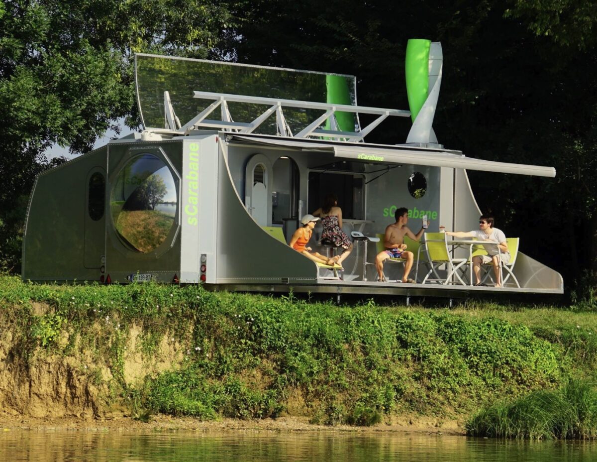 Nace la super camper ecoeconómica que se convierte en una villa de ensueño