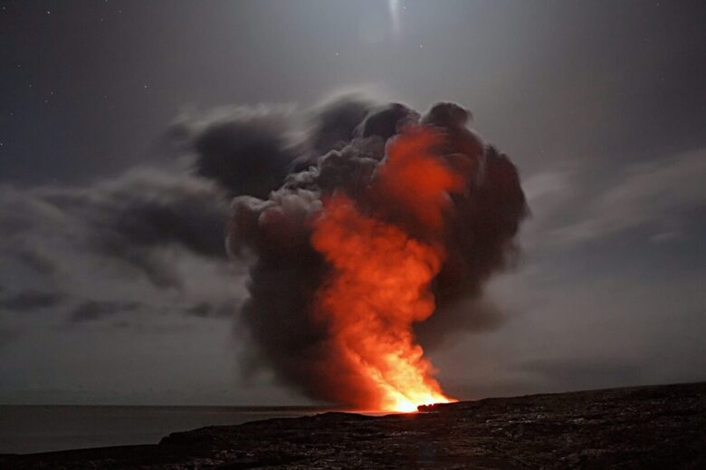 Volcanic submarine