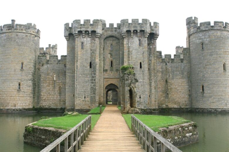 Castello di Bodiam in Inghilterra Castello di Bodiam in Inghilterra