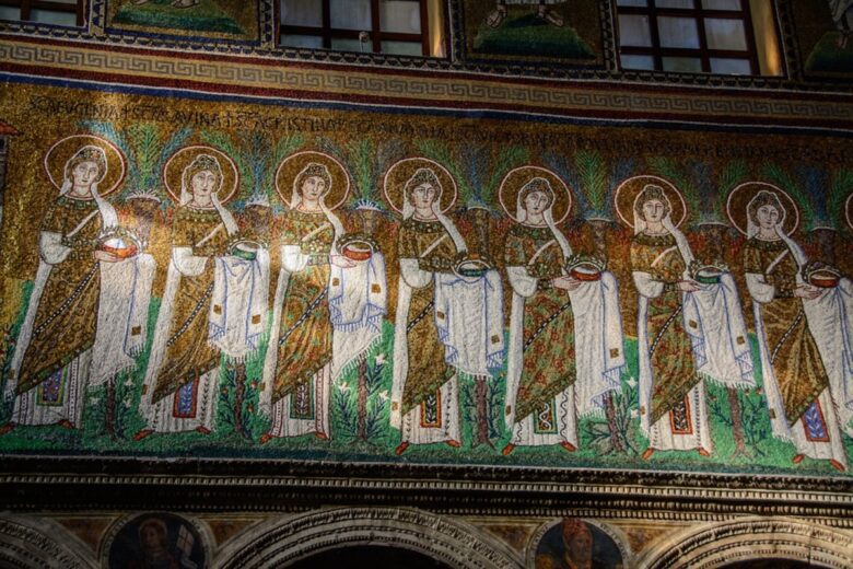 mosaico arte bizantina a Ravenna mosaico arte bizantina a Ravenna