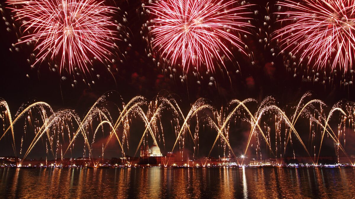 Fuochi artificiali Venezia