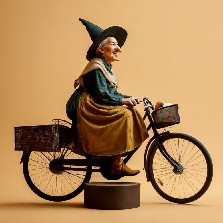 Befana in bicicletta le origini