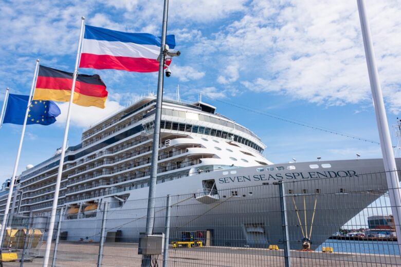 Kiel,July,2022,Bow,Section,Of,The,Cruise,Ship,Seven