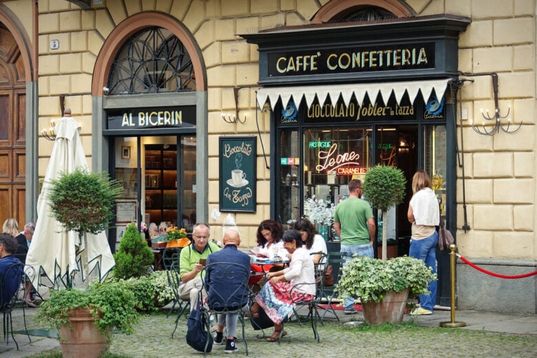 Torino,,Italy,-,Septmber,2018:,Historic,Caffè,Al,Bicerin,(1763)