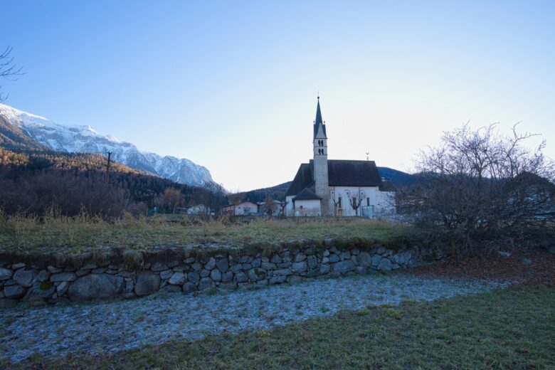 Church,Of,San,Lorenzo,In,Dimaro,,Italy.
