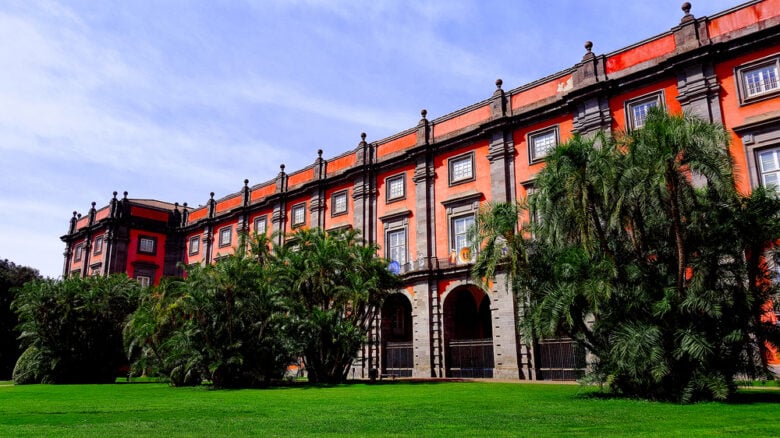 Naples,City,Campania,Italy,-,June,2020,View,Of,Royal