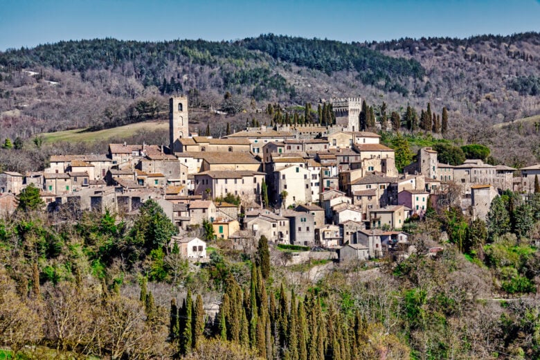 Panorama,Of,San,Casciano,Dei,Bagni,In,Province,Of,Siena,
