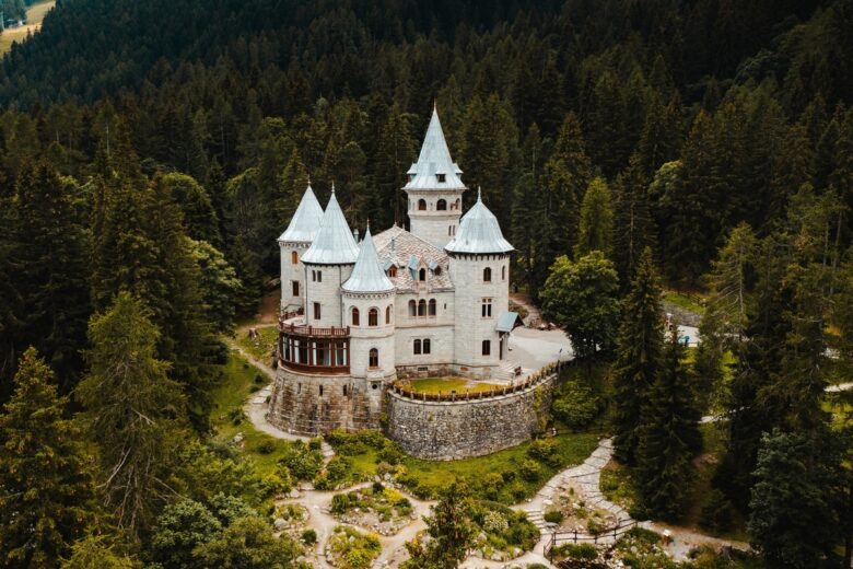 Savoy,Castle,Is,A,Historic,Residence,Situated,In,Gressoney-saint-jean,,Italy.