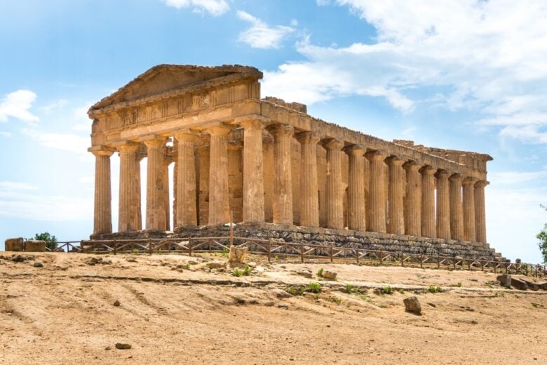 Agrigento,,Italy-may,10,,2022:,The,Temple,Of,Concordia,Inside,The