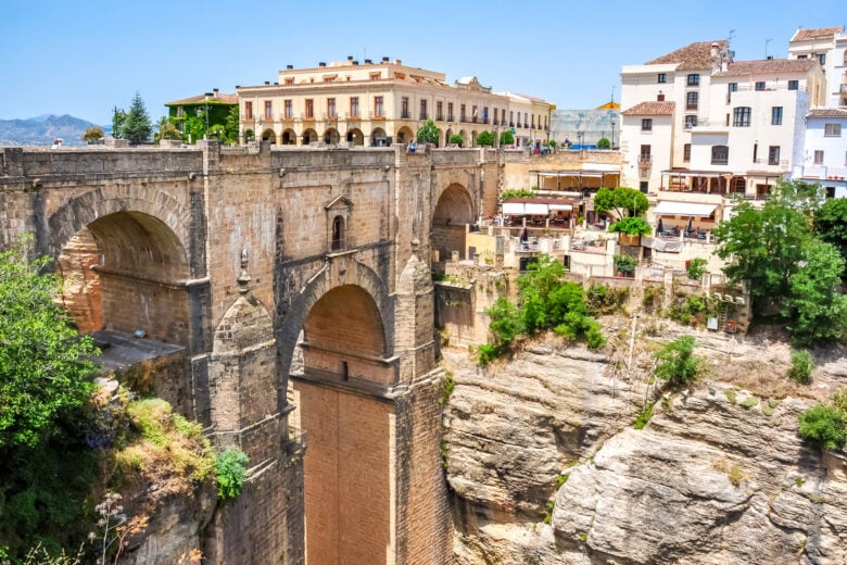 New,Bridge,(puente,Nuevo),In,Ronda,,Andalusia,,Spain
