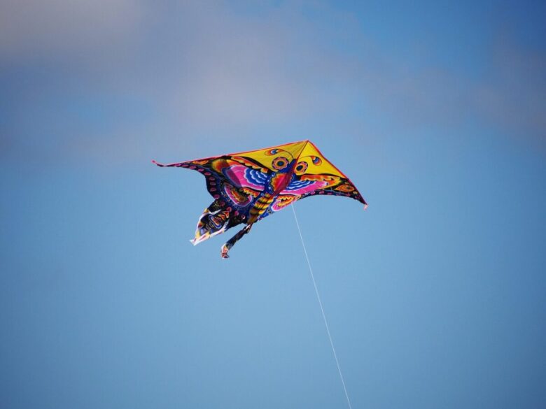 dragon, flying, fall, kites rise, nature, air, toy, stunt kite, blue, red, kids kites, orange, flying kites, freedom, wind, heaven, clouds
