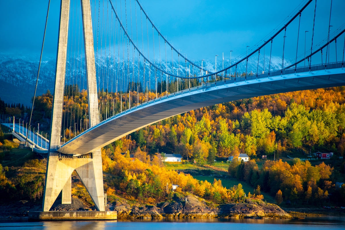 Halogaland,Bridge,In,Narvik,-,Norway