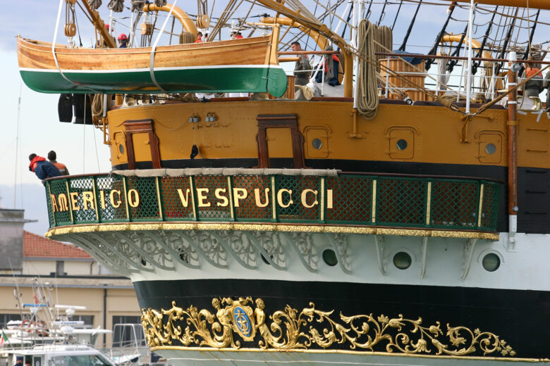 The,Sailing,Ship,"amerigo,Vespucci",,Training,Ship,Of,The,Italian