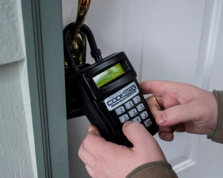 Keybox in un affitto