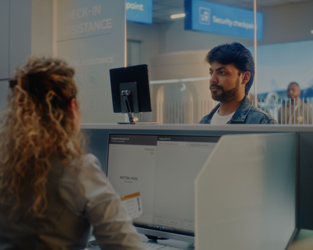 Controllo visivo al gate