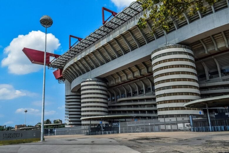stadium, architecture, construction, modern, contemporary, futuristic, design, exterior, geometric, tower, tall, famous, san siro, giuseppe meazza, milan, milano, italy, san siro, san siro, san siro, san siro, san siro