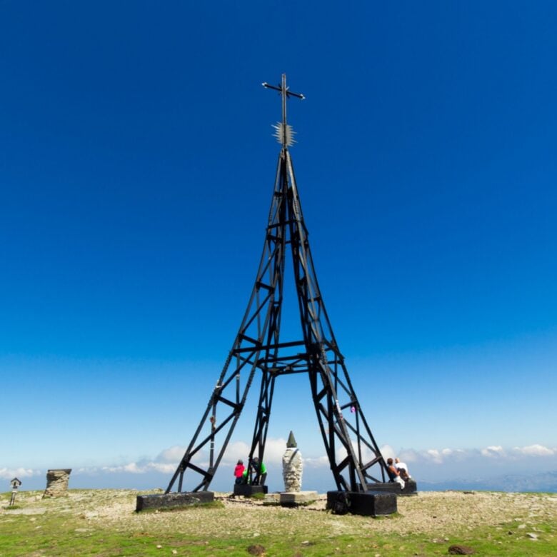 La cruz del monte Gorbea
