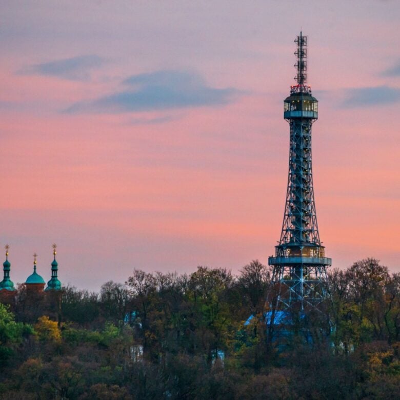 Petrin Tower di Praga