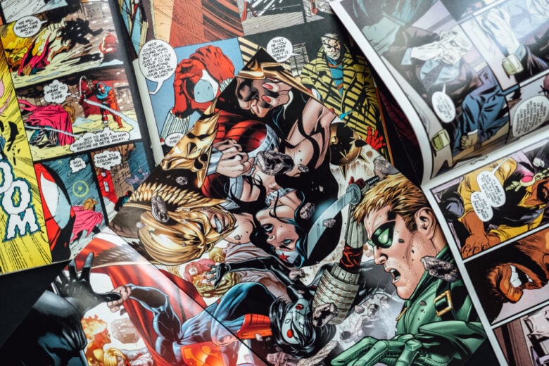 Rostov-on-don,/,Russia,-,August,5,2019:,Comics,Page,Background