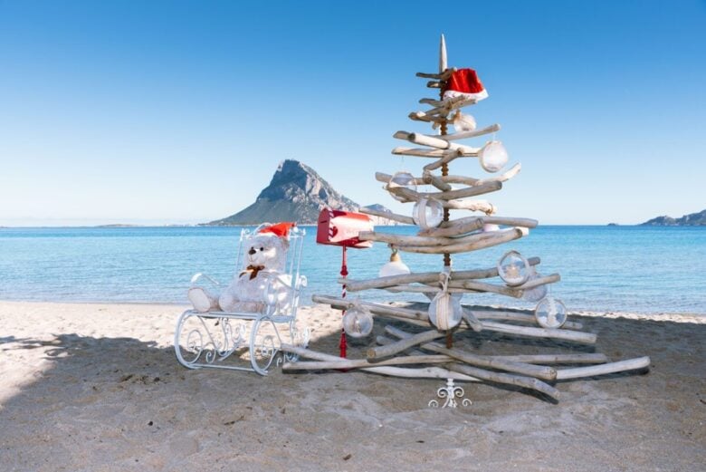 Olbia,,Sardinia,,Italy,,Europe.,December,12,,2024.,Porto,Taverna,Beach