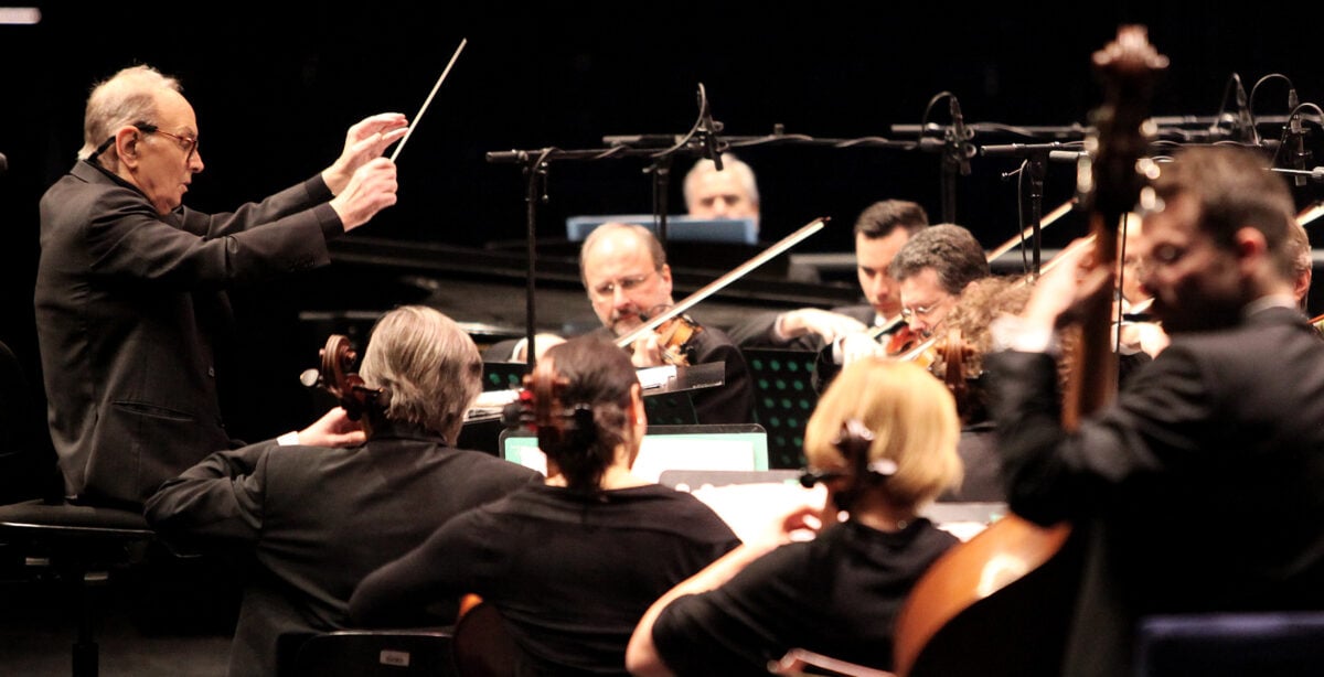 Krakow,,Poland,-,February,14:,Ennio,Morricone,At,A,Concert Krakow,,Poland,-,February,14:,Ennio,Morricone,At,A,Concert