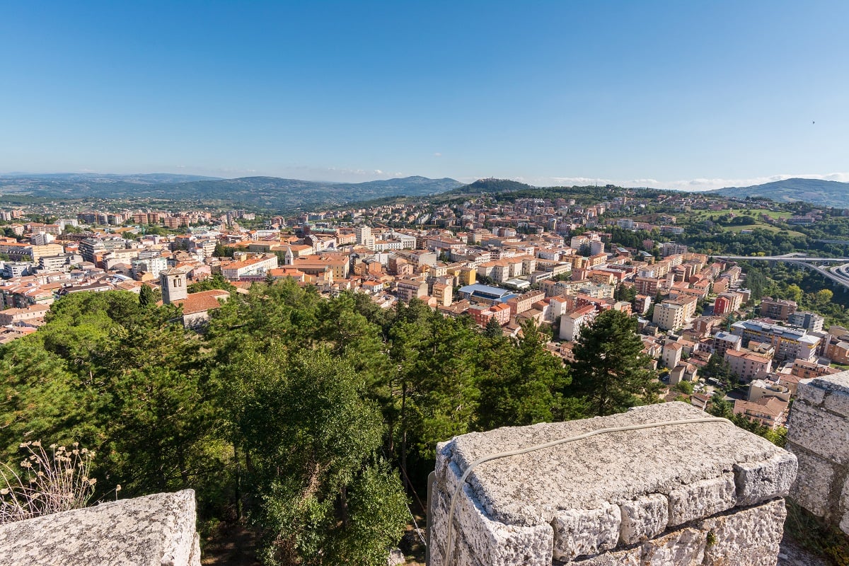 Panorama,Of,Campobasso,City,In,Molise,View,From,Monforte,Castle Panorama,Of,Campobasso,City,In,Molise,View,From,Monforte,Castle