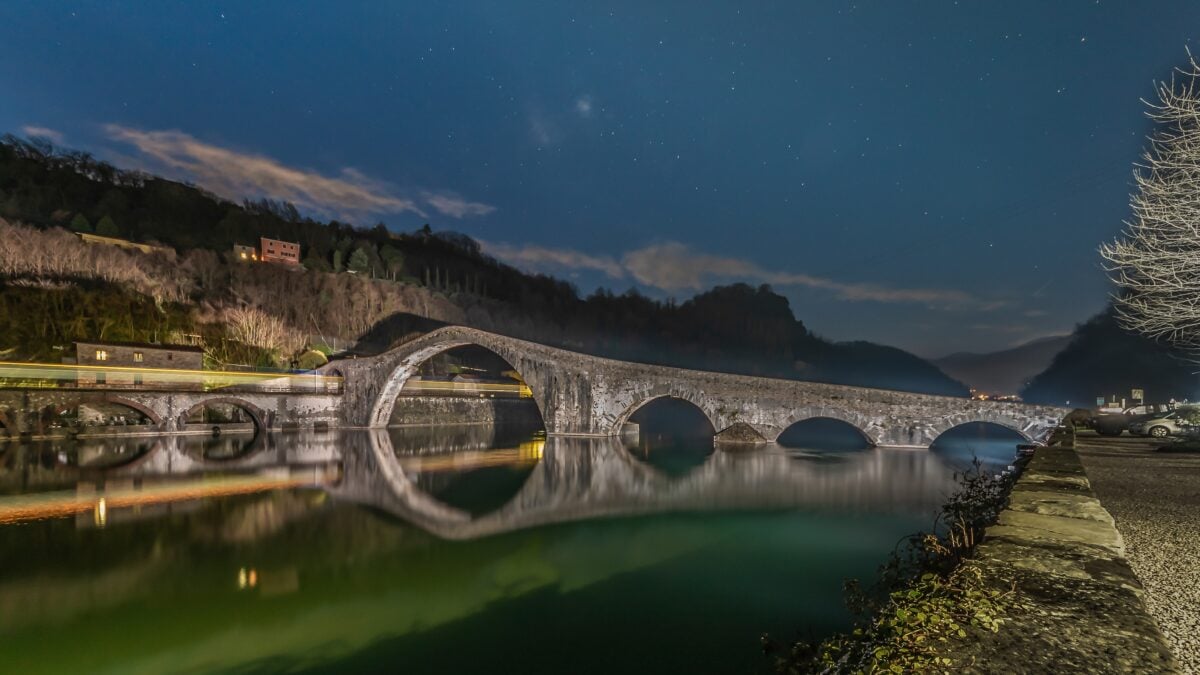 Ponte,Del,Diavolo,In,Borgo,A,Mozzano,Lucca.,Tuscany,Italy