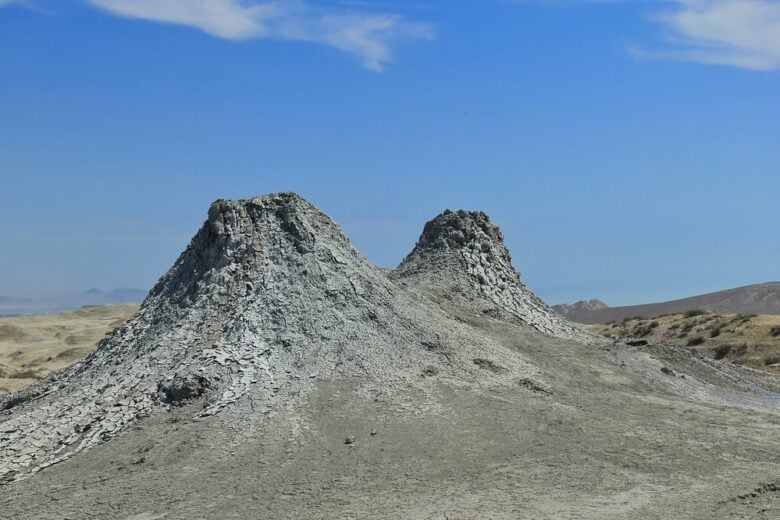 Mud,Volcano,Mounds,In,Gobustan,Or,Qabustan,In,Azerbaijan.