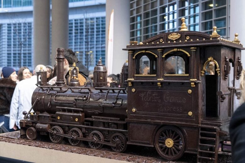 Winter Game Express treno cioccolato