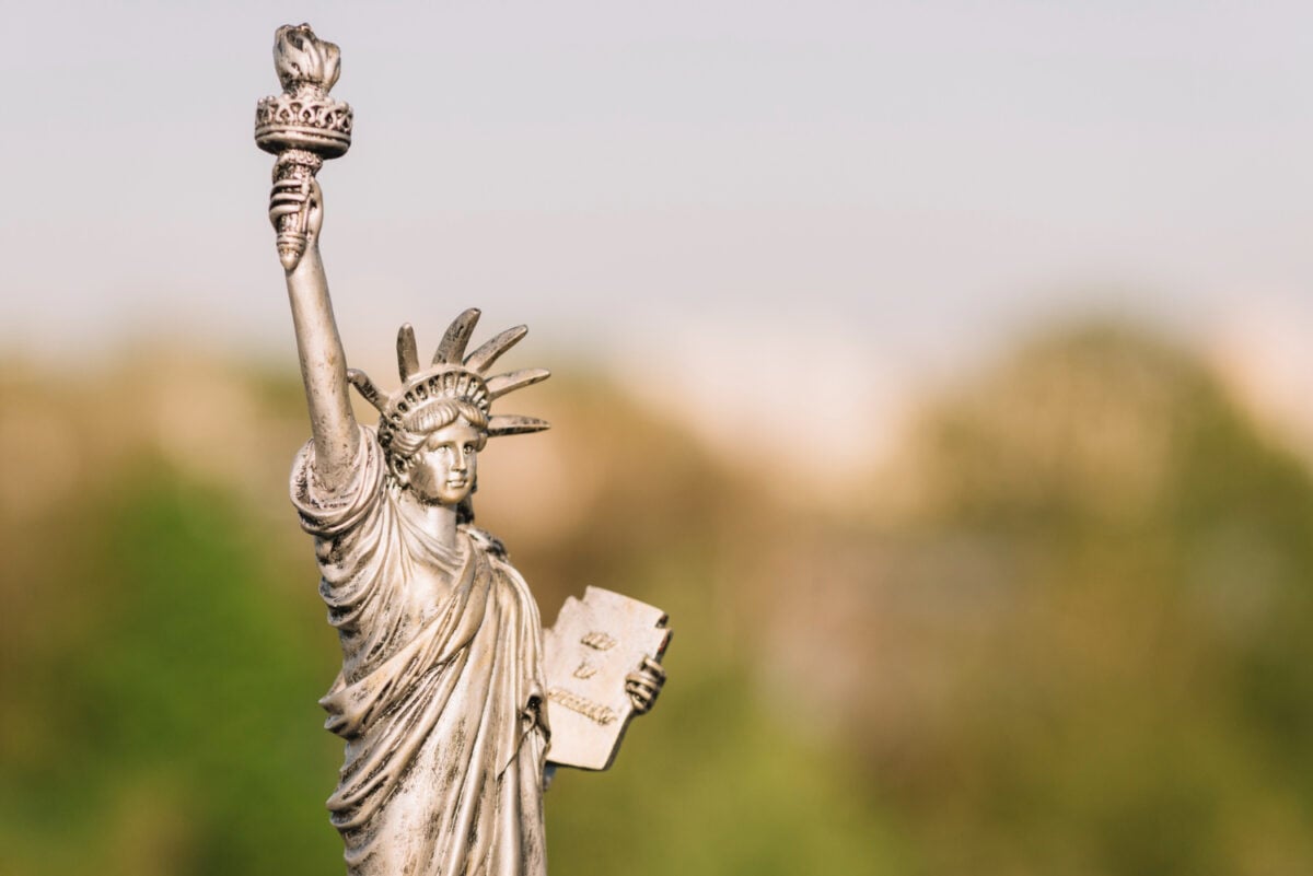 Statua libert&agrave; Colmar
