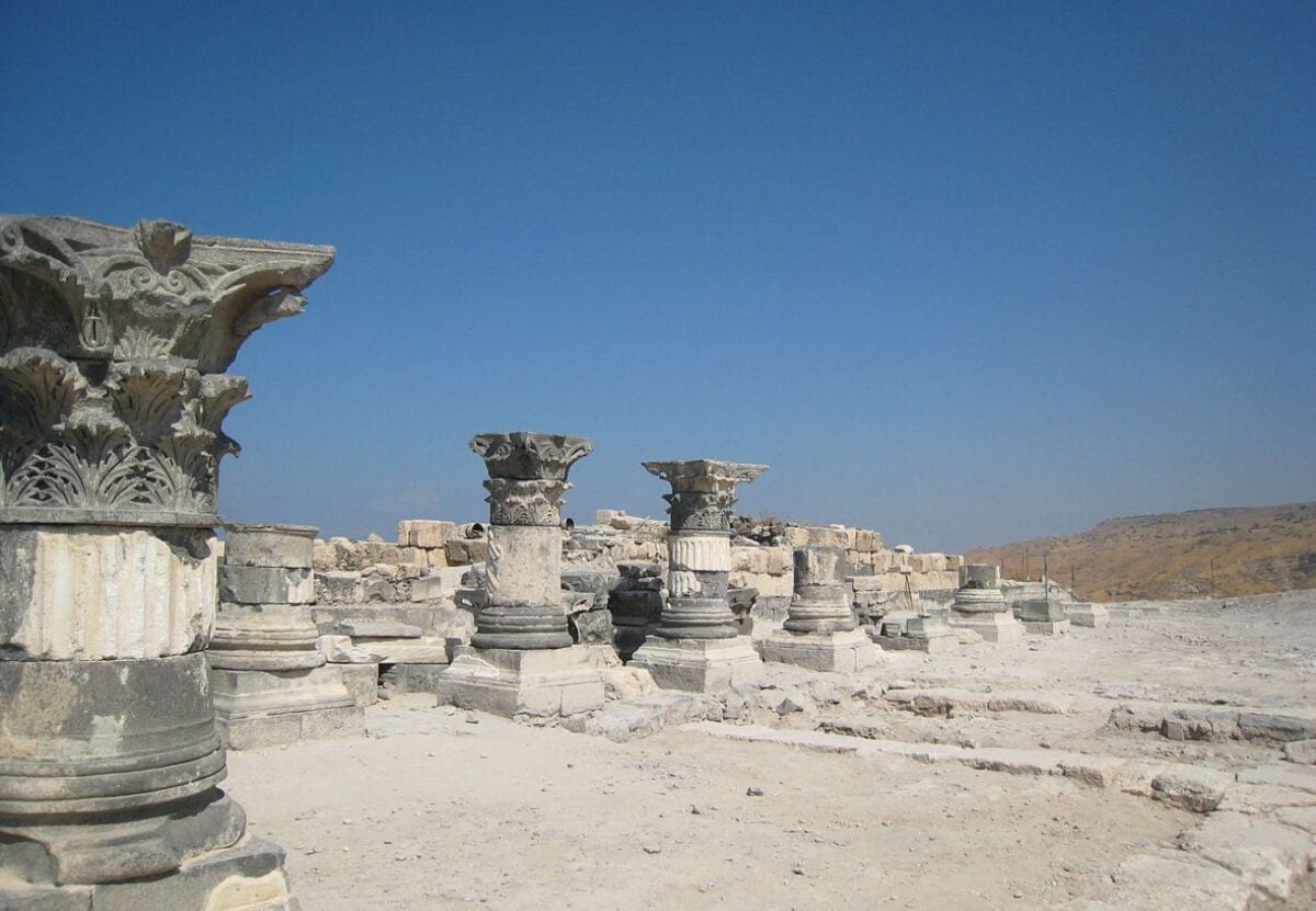 cattedrale bizantina del sito archeologico di Sussita