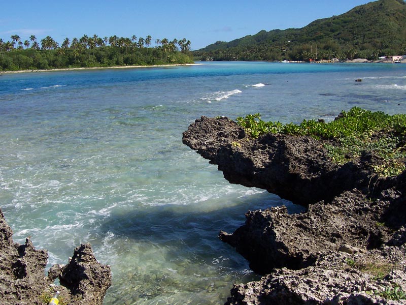 Rarotonga spiaggia
