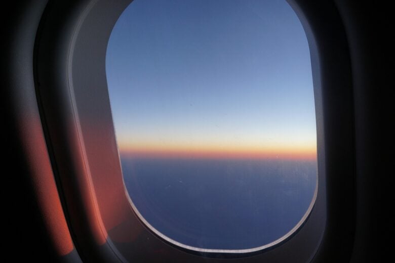 Finestrini, Aereo