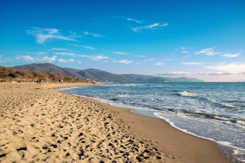 Beatiful,Sandy,Beach,In,Maremma,National,Park,,Natural,Reserve,In