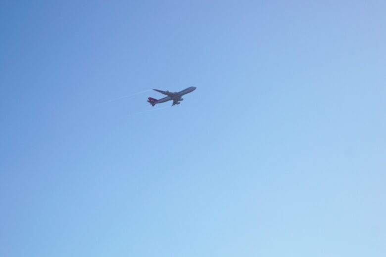 Aereo in volo