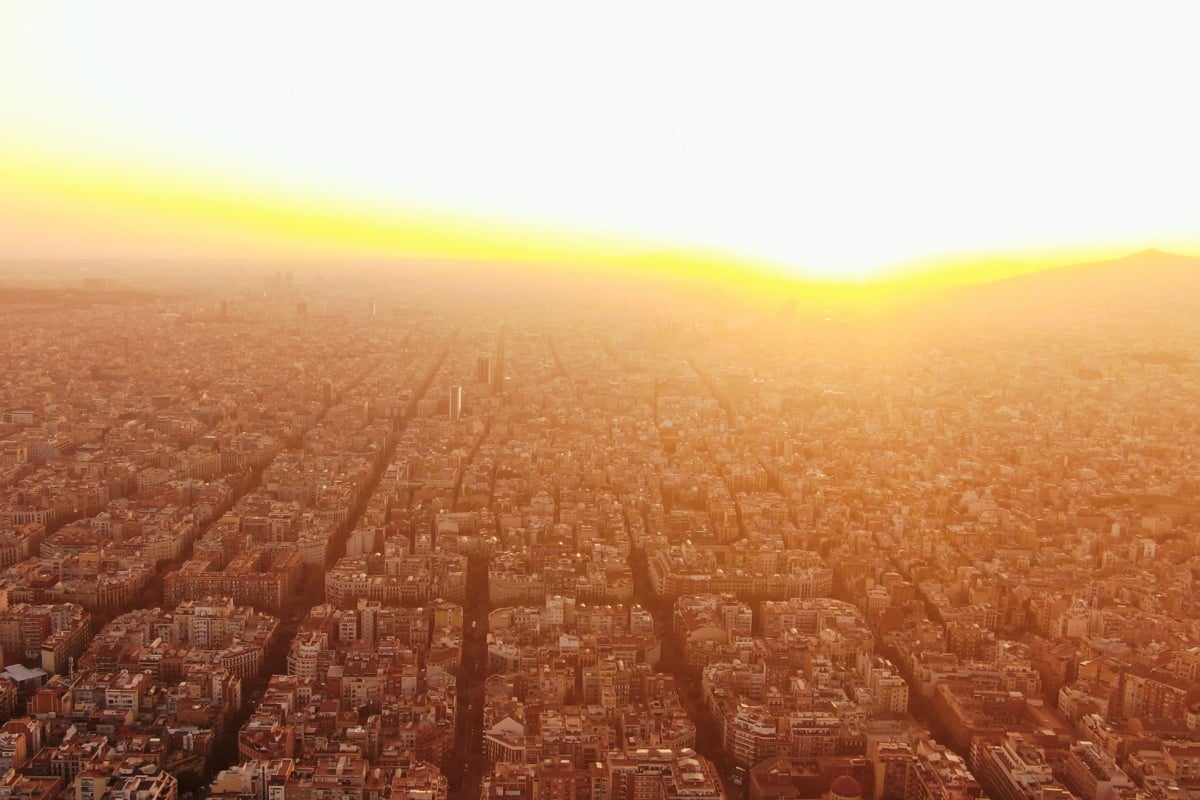 Barcellona dall'alto Barcellona dall'alto