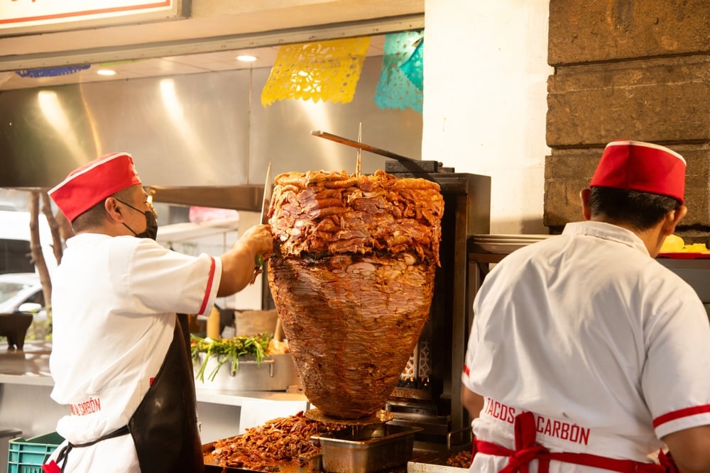 Taglio carne in Messico