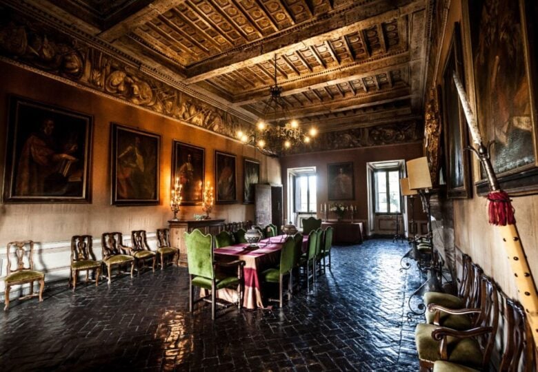 Castello Ruspoli vignanello interno