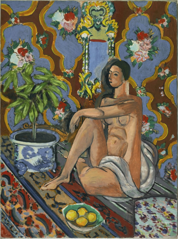 Figure_d&eacute;corative_sur_fond_ornemental,_par_Henri_Matisse