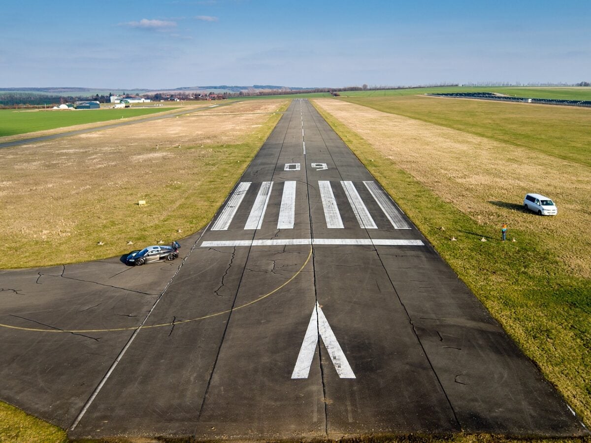 Pista, Aeroporto