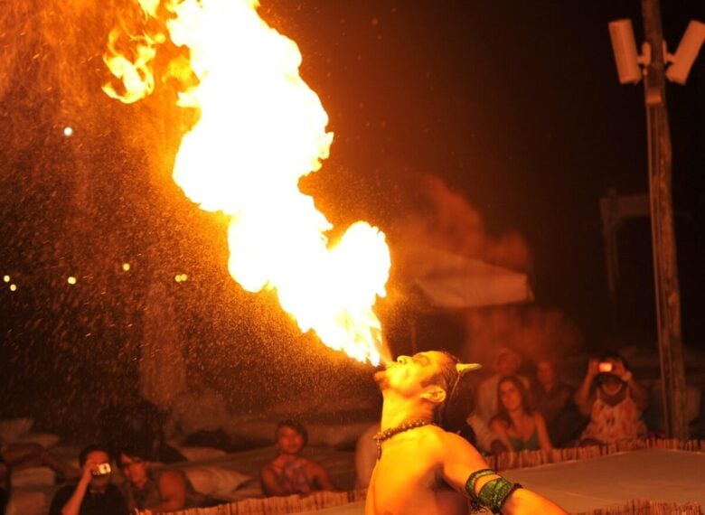 man, performer, flames, artist, performance, skill, entertainment, dancer, culture, traditional, stunts, show