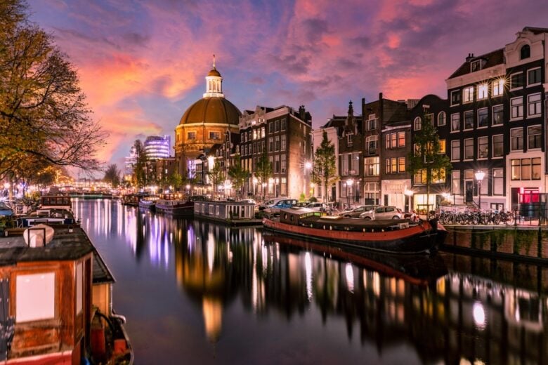 Amsterdam di notte