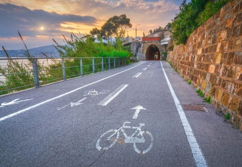 Ciclabile liguria di ponente