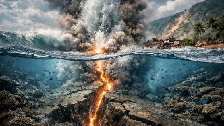 Città distrutte e sott'acqua