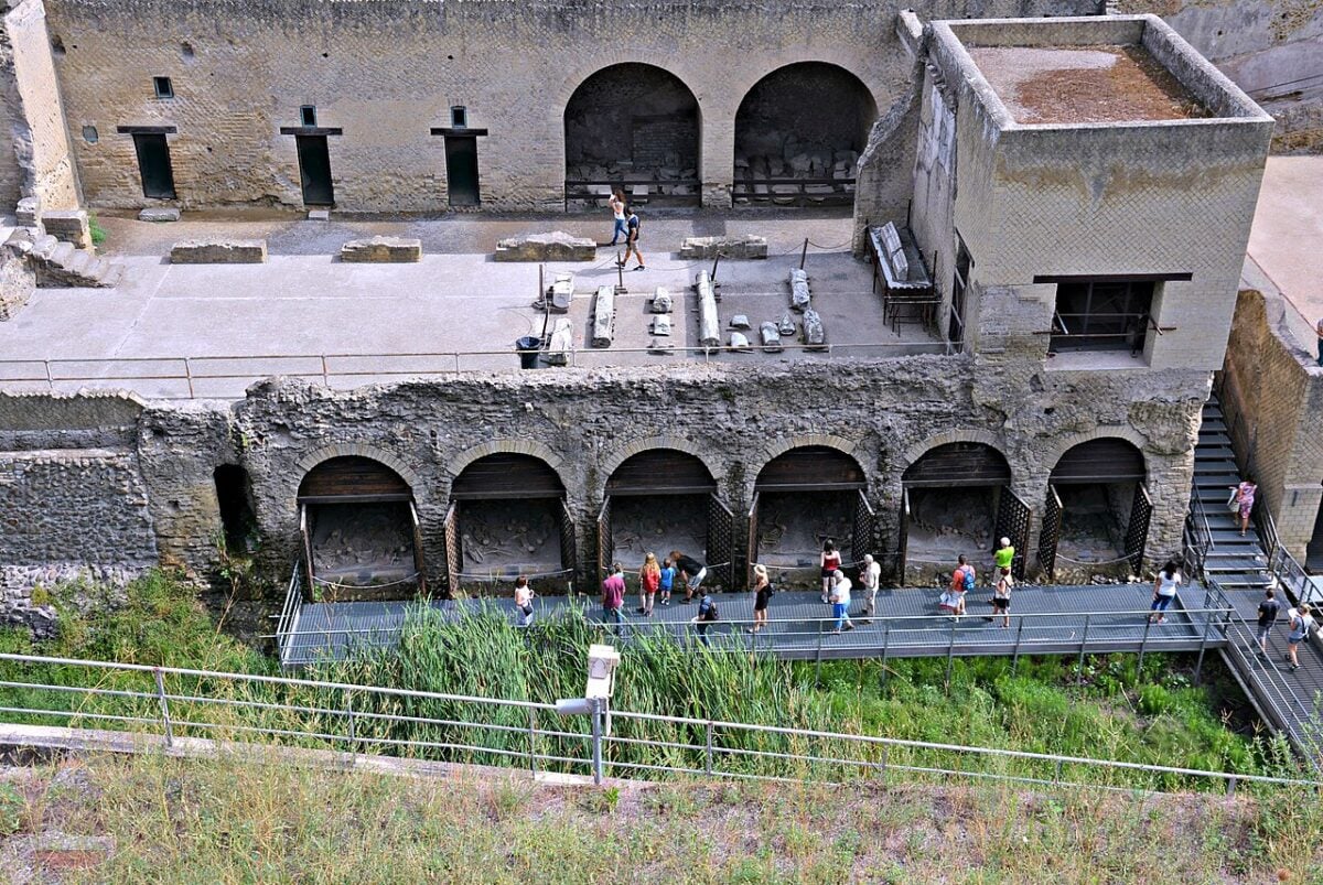 Fornici dell'Antica Ercolano romana Fornici dell'Antica Ercolano romana